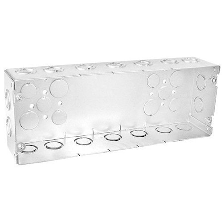 Southwire Electrical Box, 128.5 cu in, Multi Gang Box Type, 5 Gangs, Steel, Rectangular Shape GB-2125